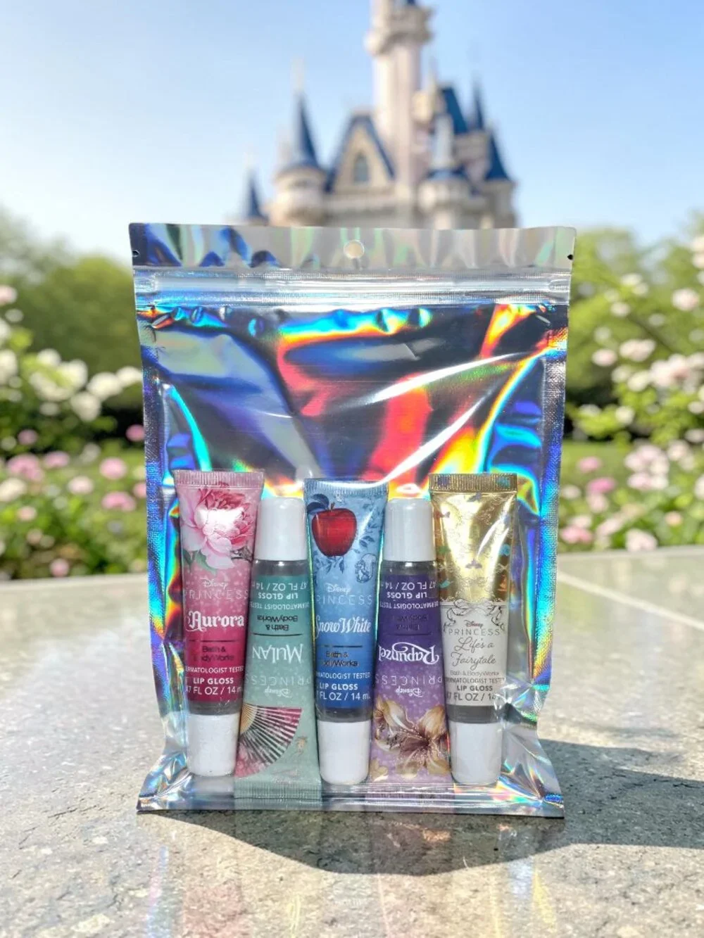 NEW*Bath & Body Works Disney Princess Lip Glosses Lot